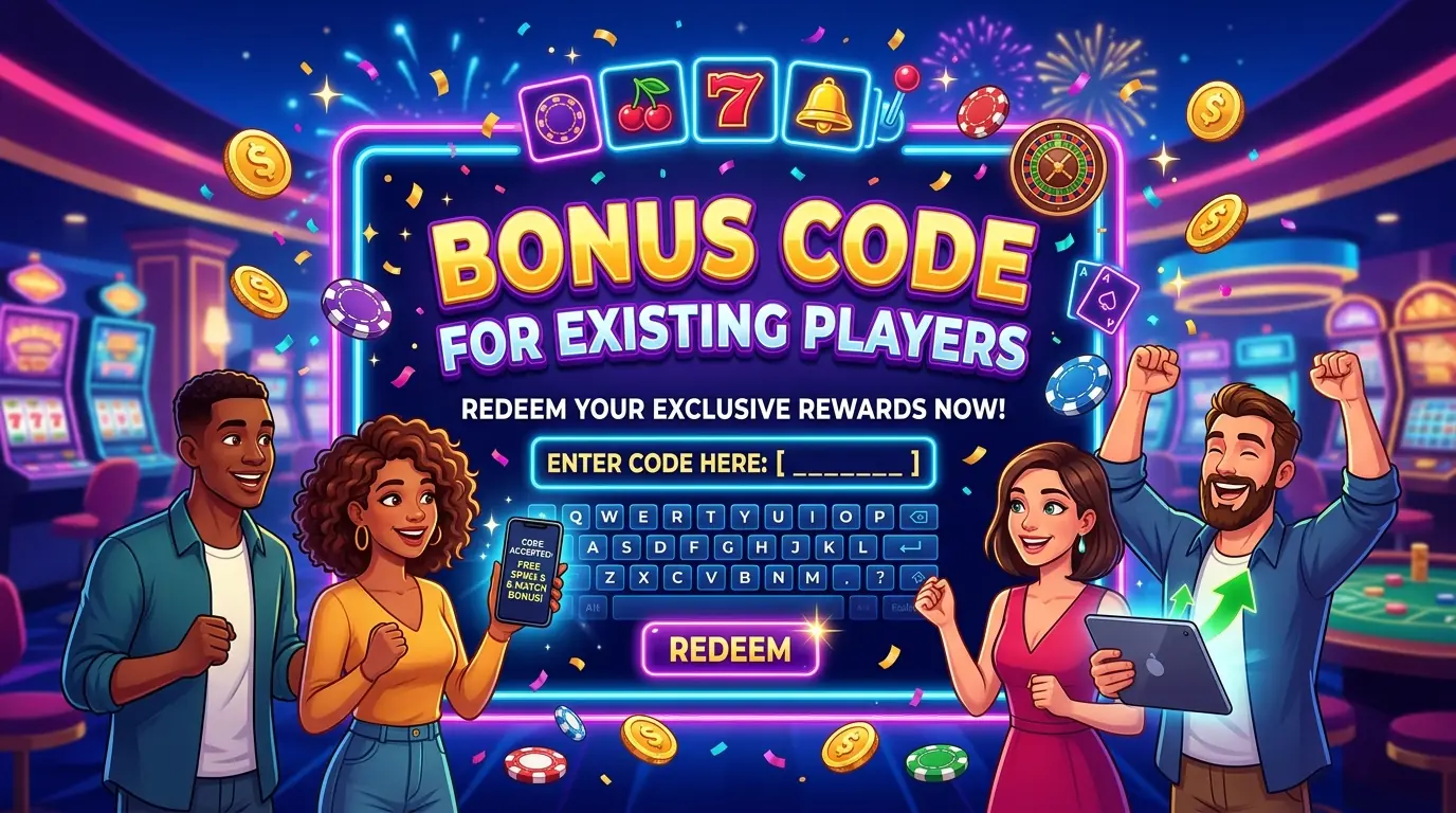 Lucky Charms bonus code for existing players